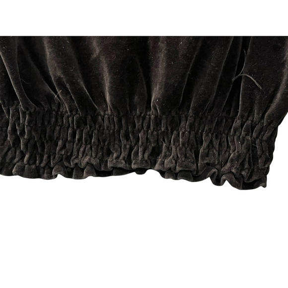 Ecko Red Vintage 90's Velvet Embroidered Rhinestone Zip Up Hoodie Size Medium - Picture 9 of 9